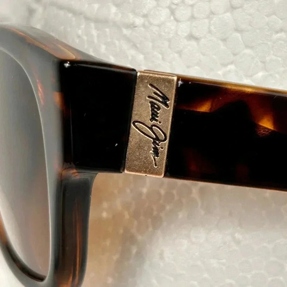 Maui Jim Sunglasses Dive Deep MJ 242-10 Tortoise Frame w/Brown Lens - Picture 7 of 13